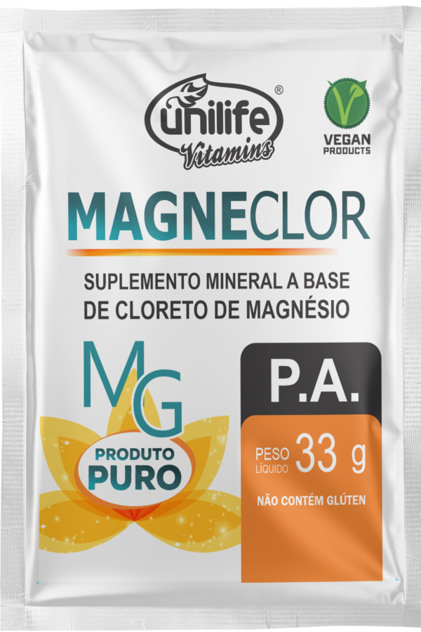 Cloreto de Magnésio P.A. - Sachê 33 g | Unilife