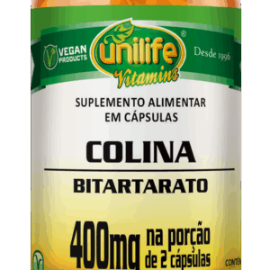 Colina em cápsulas 800 mg | Unilife