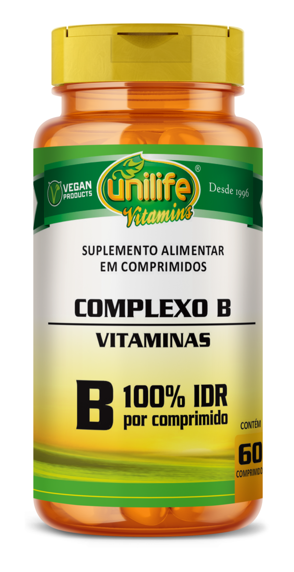 Complexo B - 60 comprimidos 500 mg | Unilife