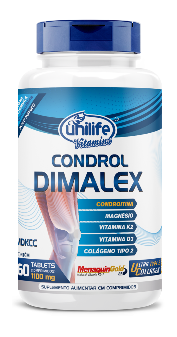 Condrol Dimalex + Condroitina em comprimidos - 60COMP. 1000 mg | Unilife - Imagem 2