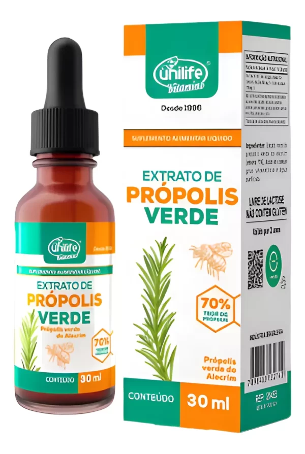 Extrato de Própolis Verde - Gotas 30 ml | Unilife