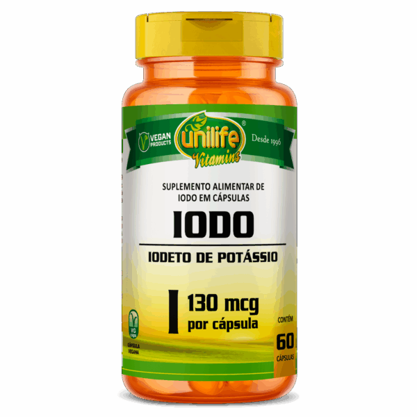 Iodo - Iodeto de Potássio em cápsulas | Unilife