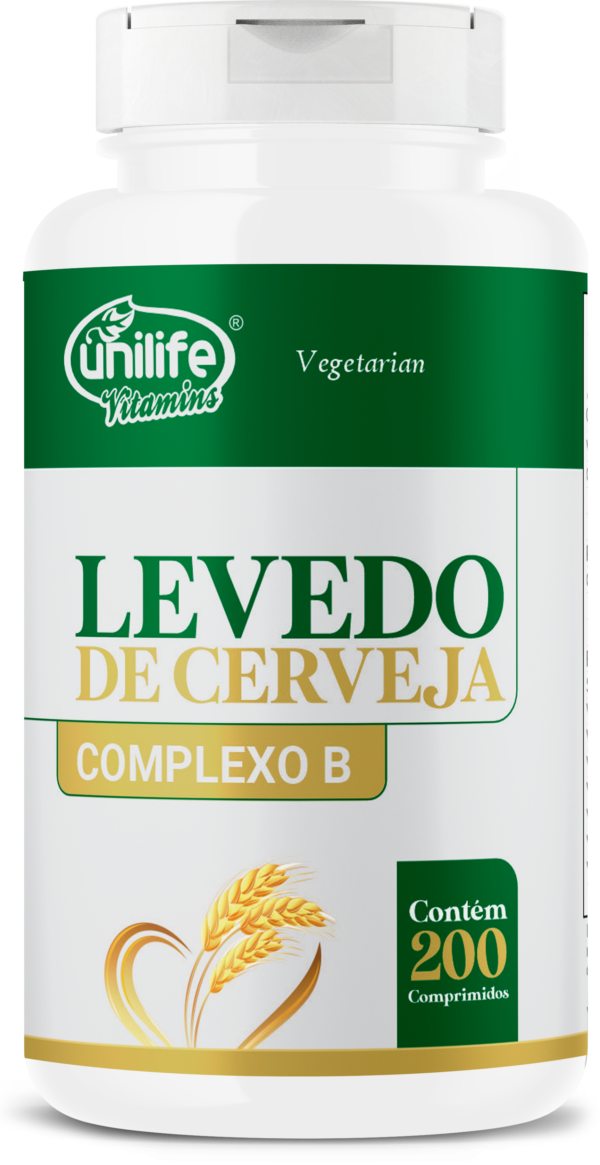 Levedo de Cerveja Complexo B - 200 comprimidos 450 mg | Unilife