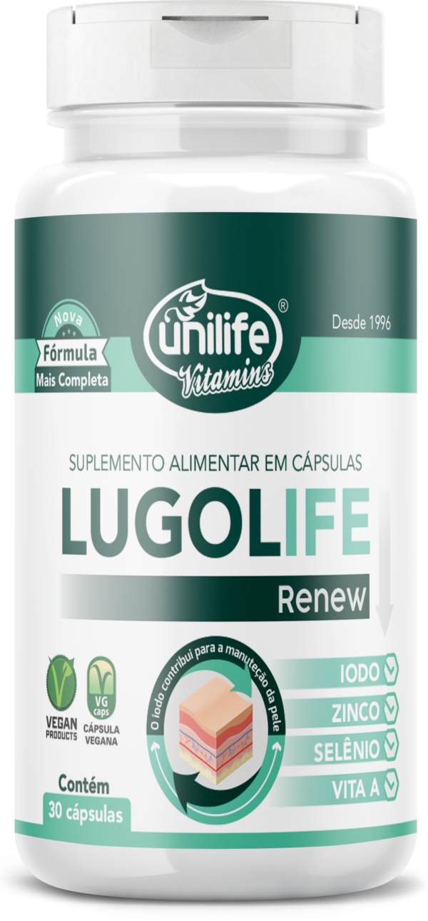Lugolife Renew - 30  cápsulas 500 mg | Unilife