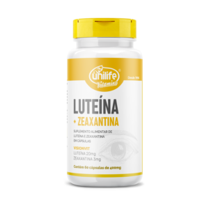 Luteína e Zeaxantina - 60 cápsulas 400 mg | Unilife