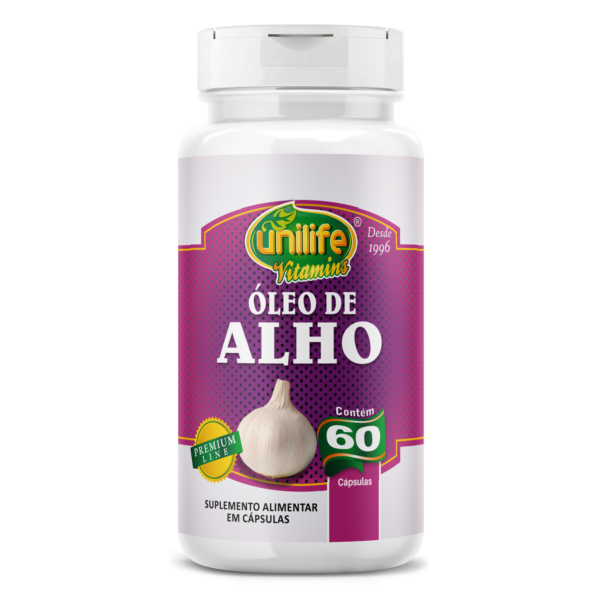 Óleo de Alho - 60 cápsulas 350 mg | Unilife
