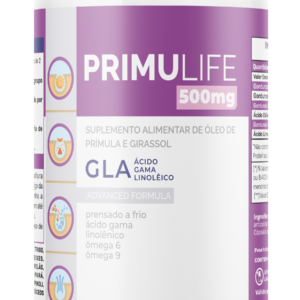 PrimuLife GLA - Óleo de Prímula e Girassol - 60 cápsulas 500 mg | Unilife