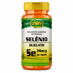 Selênio Quelato em cápsulas 500 mg | Unilife