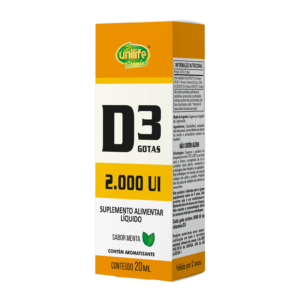 Vitamina D3 2000UI/gota - Colecalciferol Gotas 20 ml | Unilife
