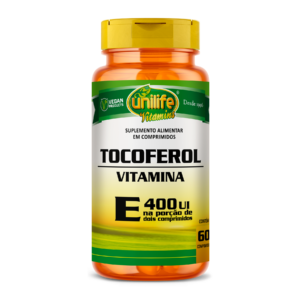 Vitamina E - Tocoferol - 60 comprimidos 1000 mg | Unilife